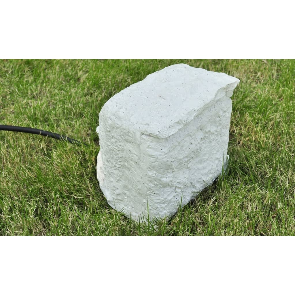 Presa Elettrica da Esterno 4 Spine Impermeabile Resina Bianca