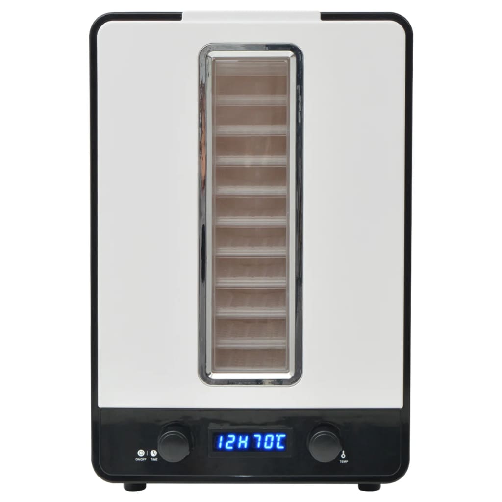 Disidratatore Alimentare con 10 Vassoi 550 W Bianco