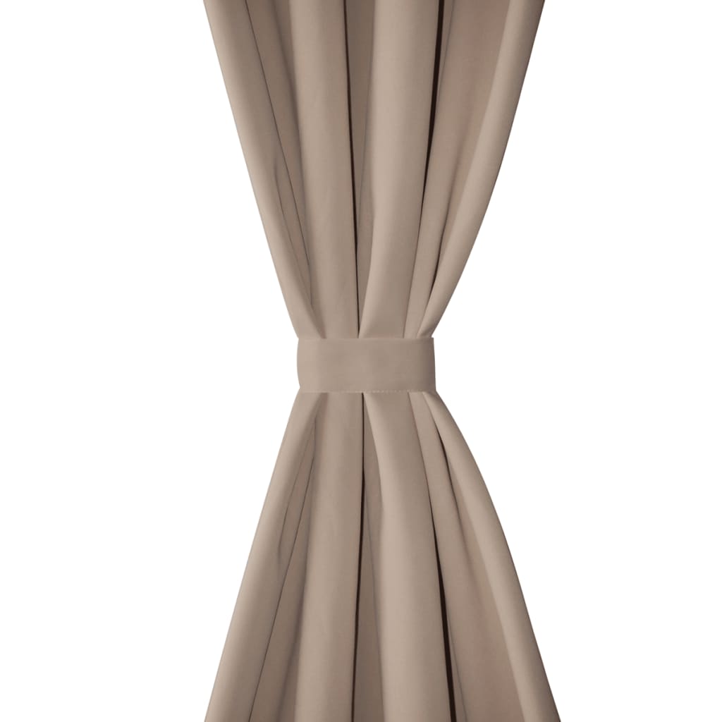 Tenda Oscurante con Occhielli in Metallo 270x245 cm Crema