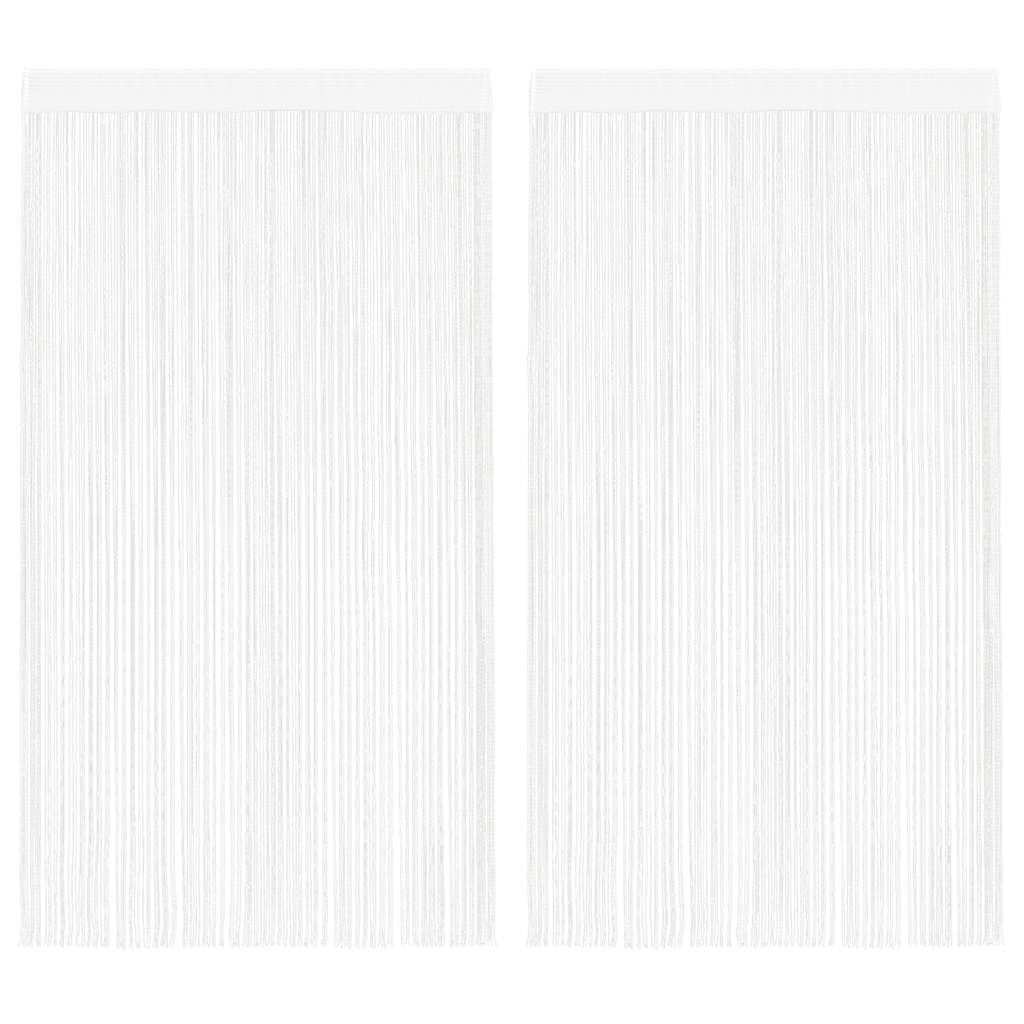 2 Pz Tende a Fili 140x250 cm Bianche