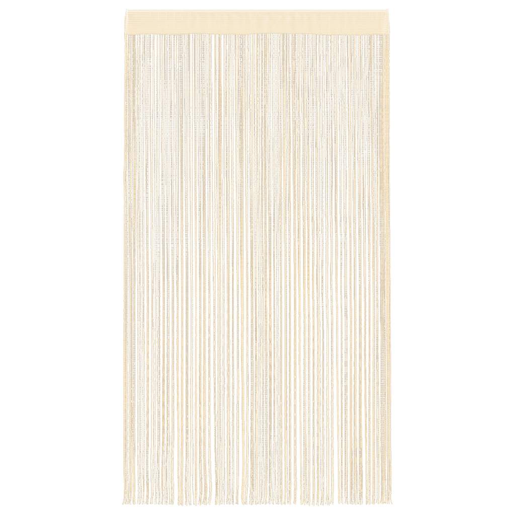 2 Pz Tende a Fili 140x250 cm Crema
