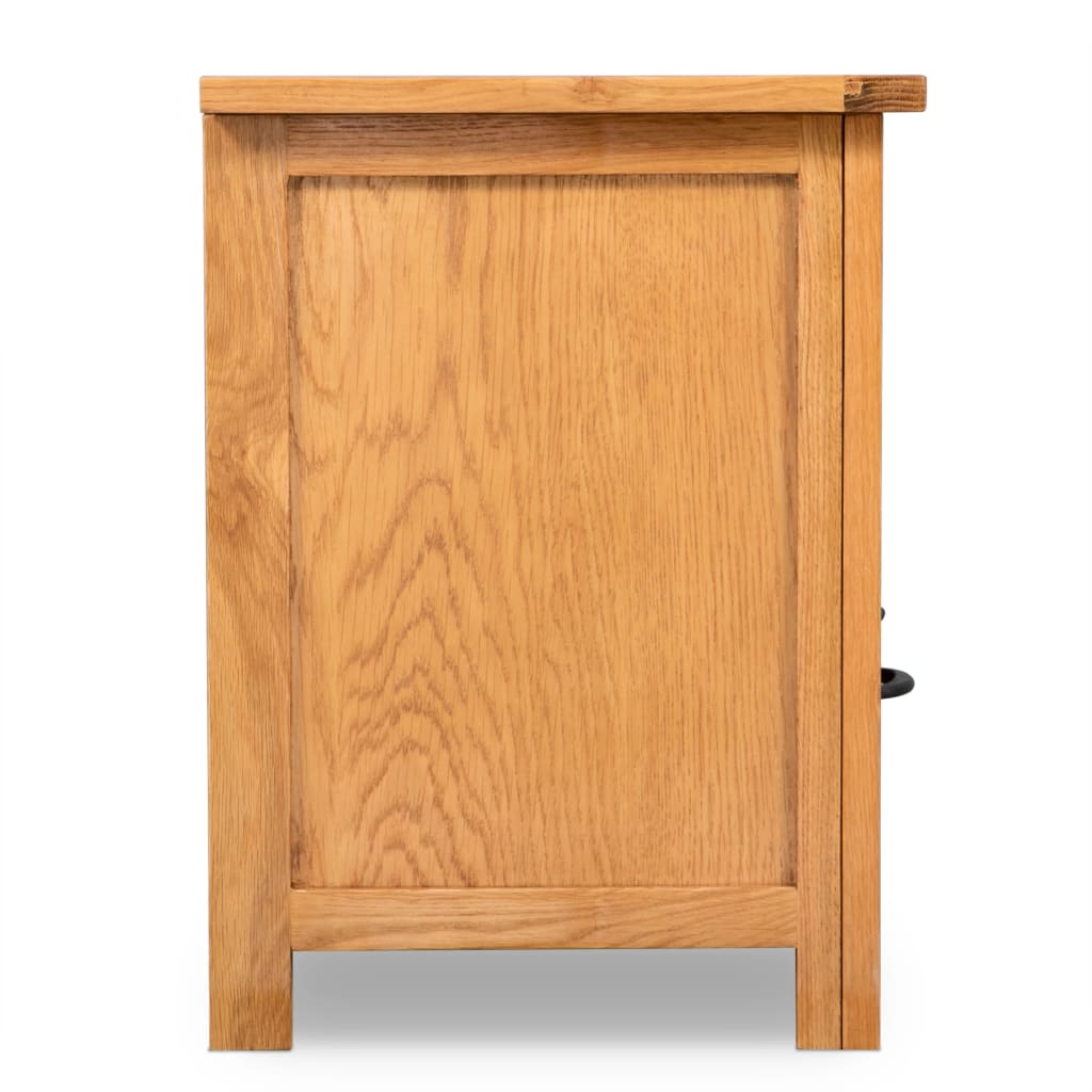 Mobile TV 90x35x48 cm in Legno Massello di Rovere