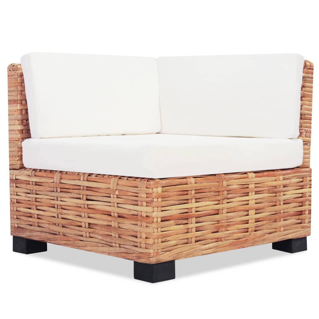 Set Divano 16 pz in Rattan Naturale