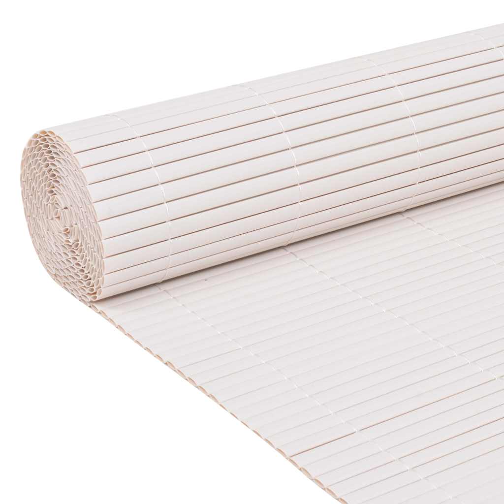 Recinzione per Giardino Bianco 150 x 500 cm PVC