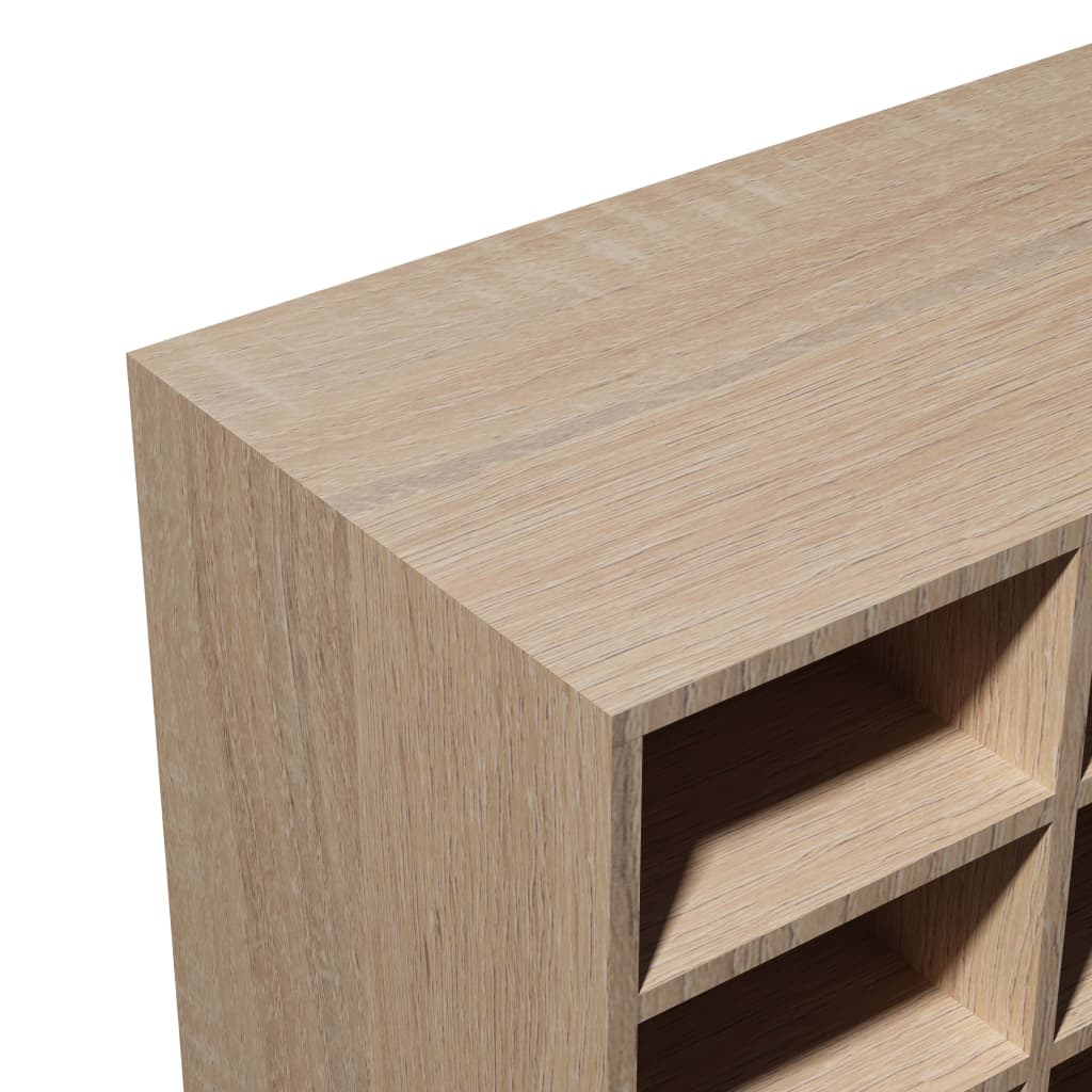 Scarpiera in Legno Multistrato 92x30x67,5 cm Rovere