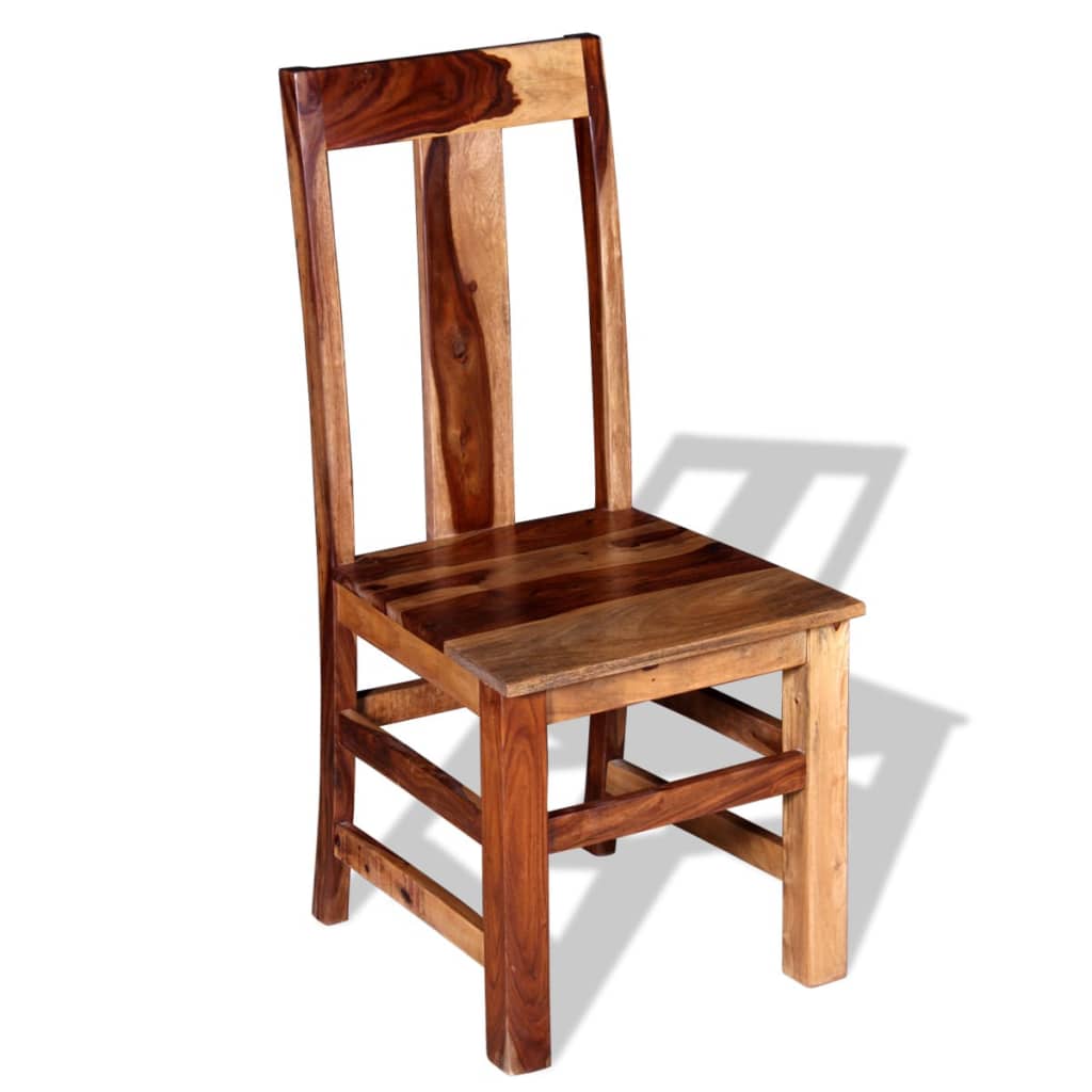 Sedie da Pranzo 6 pz in Legno Massello
