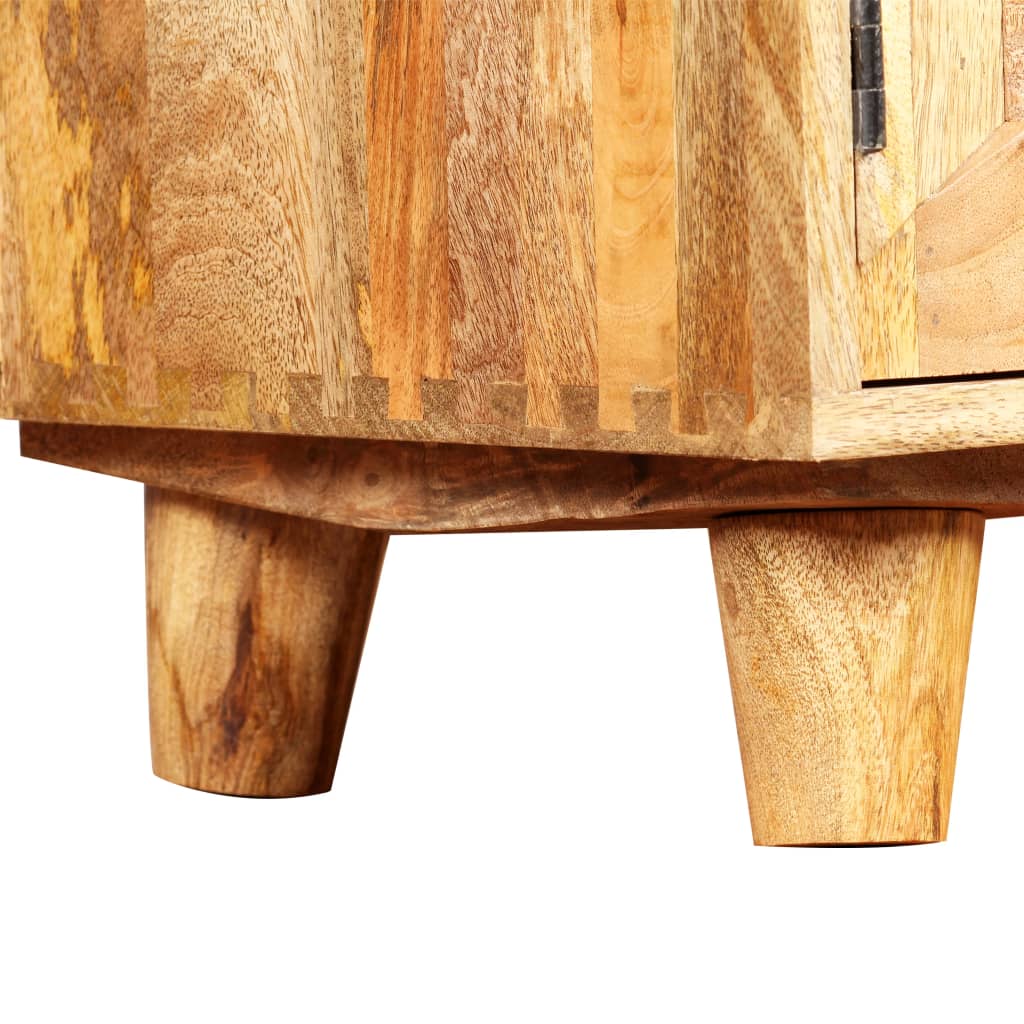 Mobile Porta TV in Legno Massello di Mango 118x35x40 cm