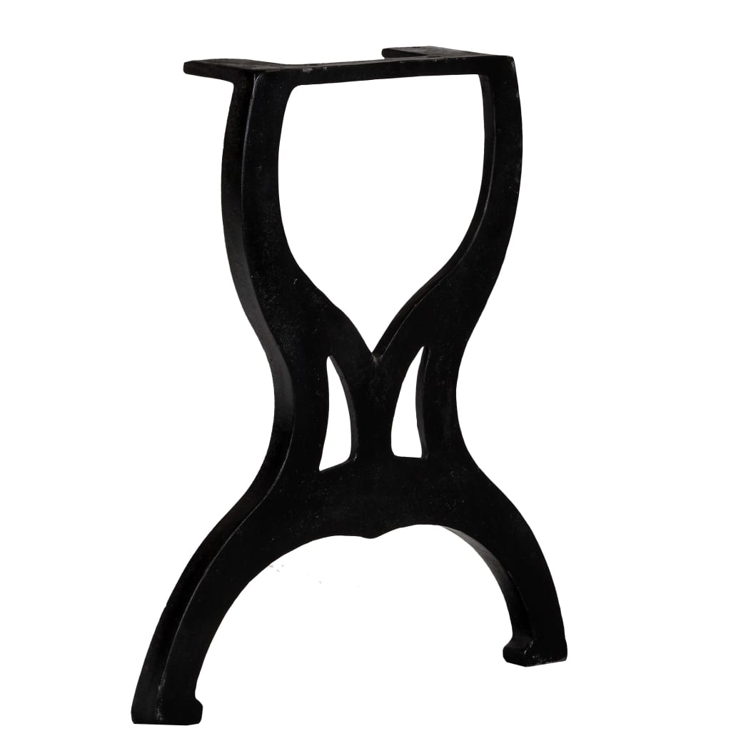 Gambe per Panca 2 pz a Forma di X in Ghisa
