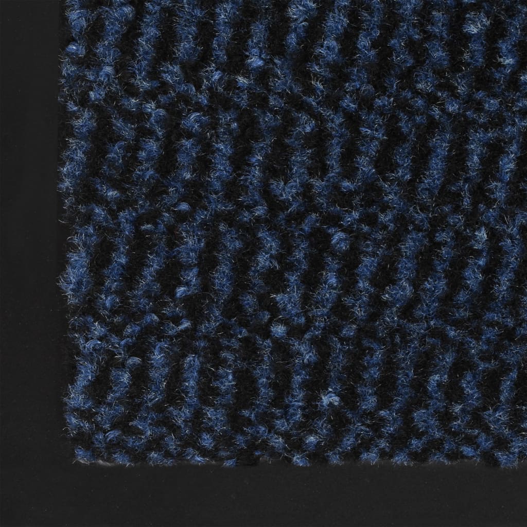 Tappeto Antipolvere Trapuntato Rettangolare 90x150cm Blu