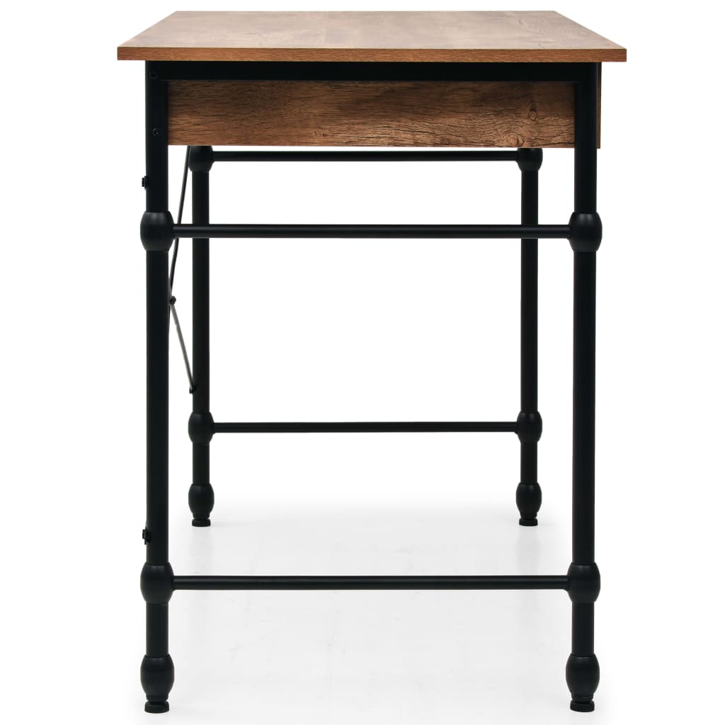 Scrivania con Cassetto 110x55x75 cm Colore Quercia
