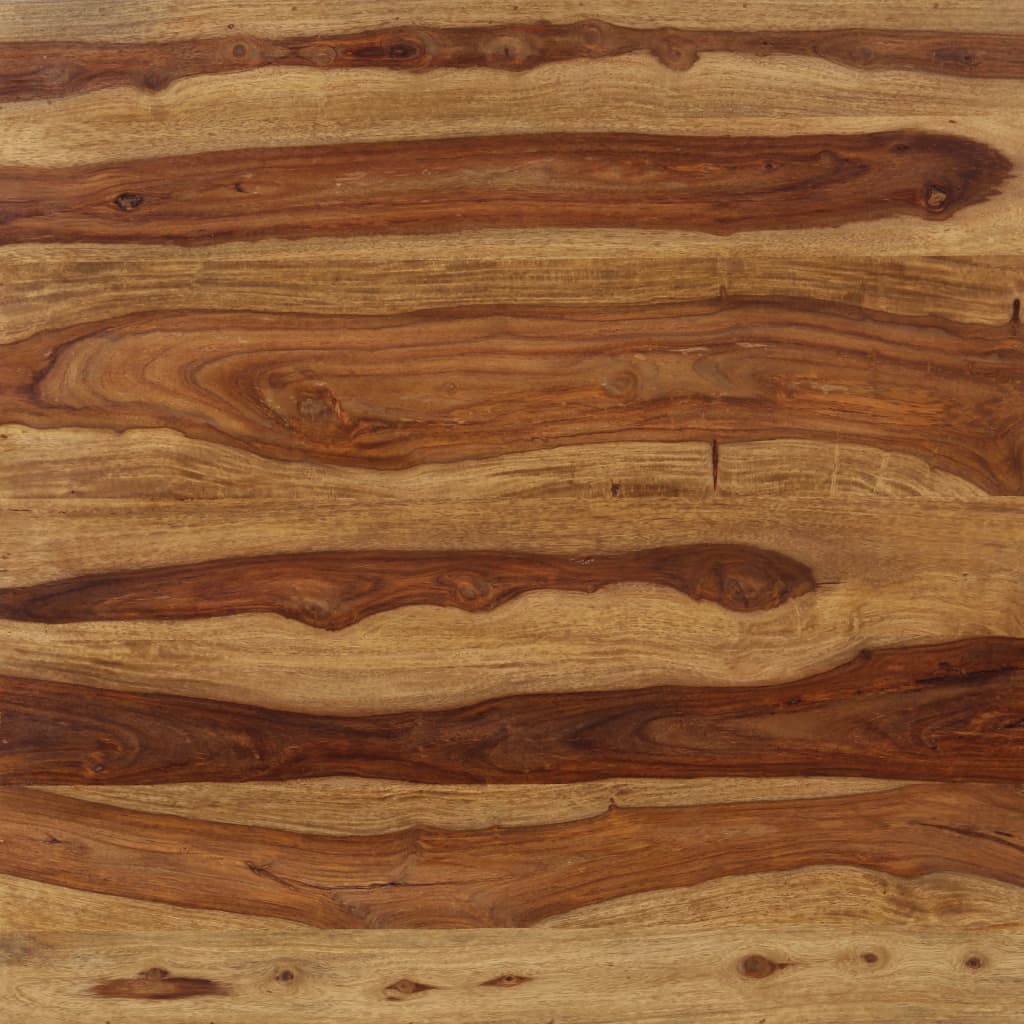 Tavolo da Pranzo in Legno Massello di Sheesham 82x80x76 cm