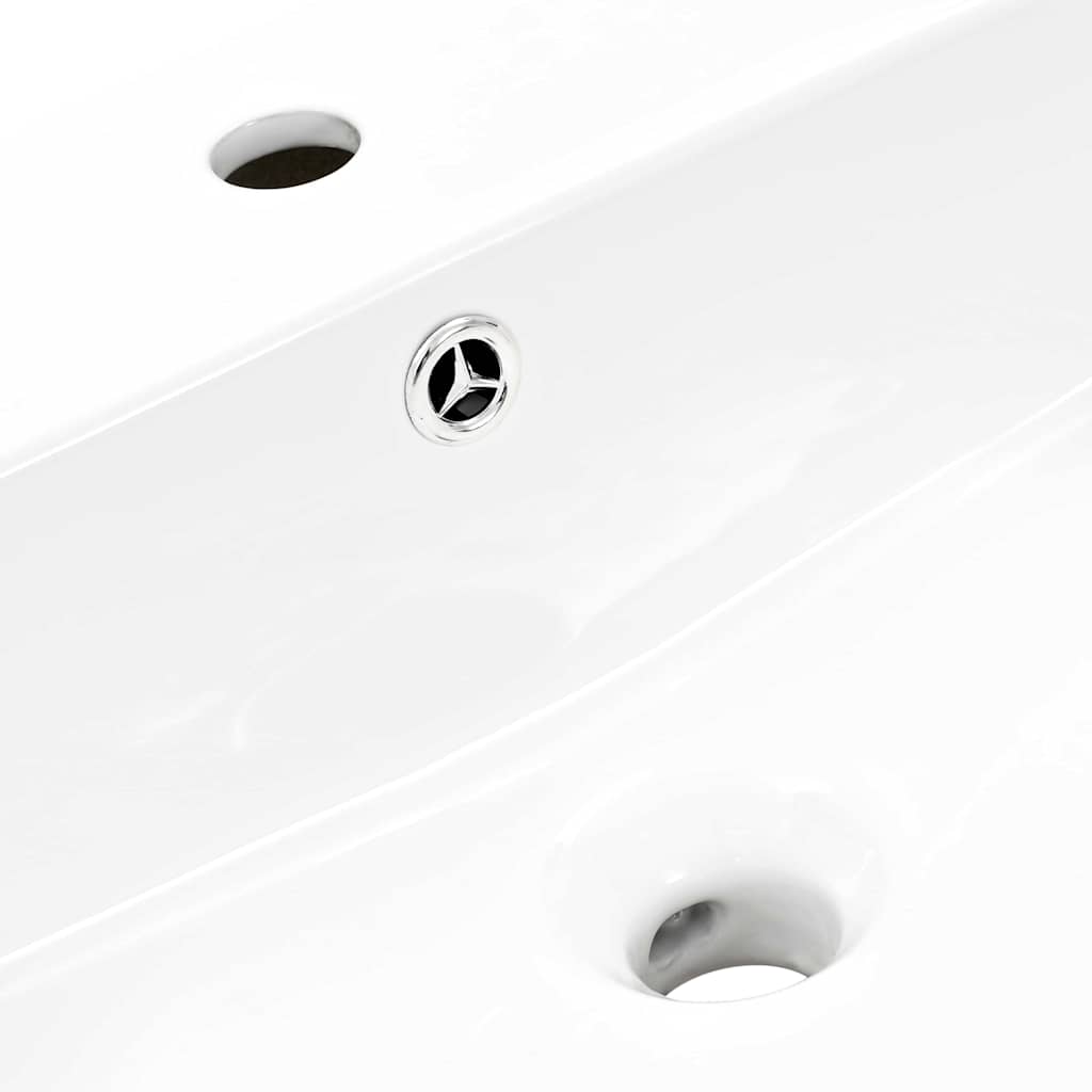 Lavabo Bianco 47 x 45 x 37 cm Ceramica Smaltata