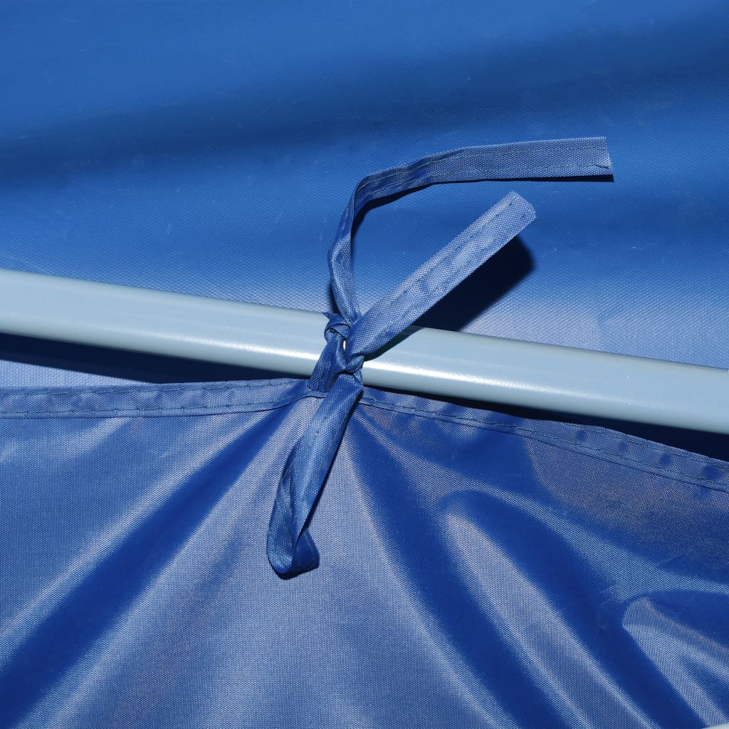 Tenda Pieghevole Pop-Up con 5 Pareti Laterali 3x9 m Blu