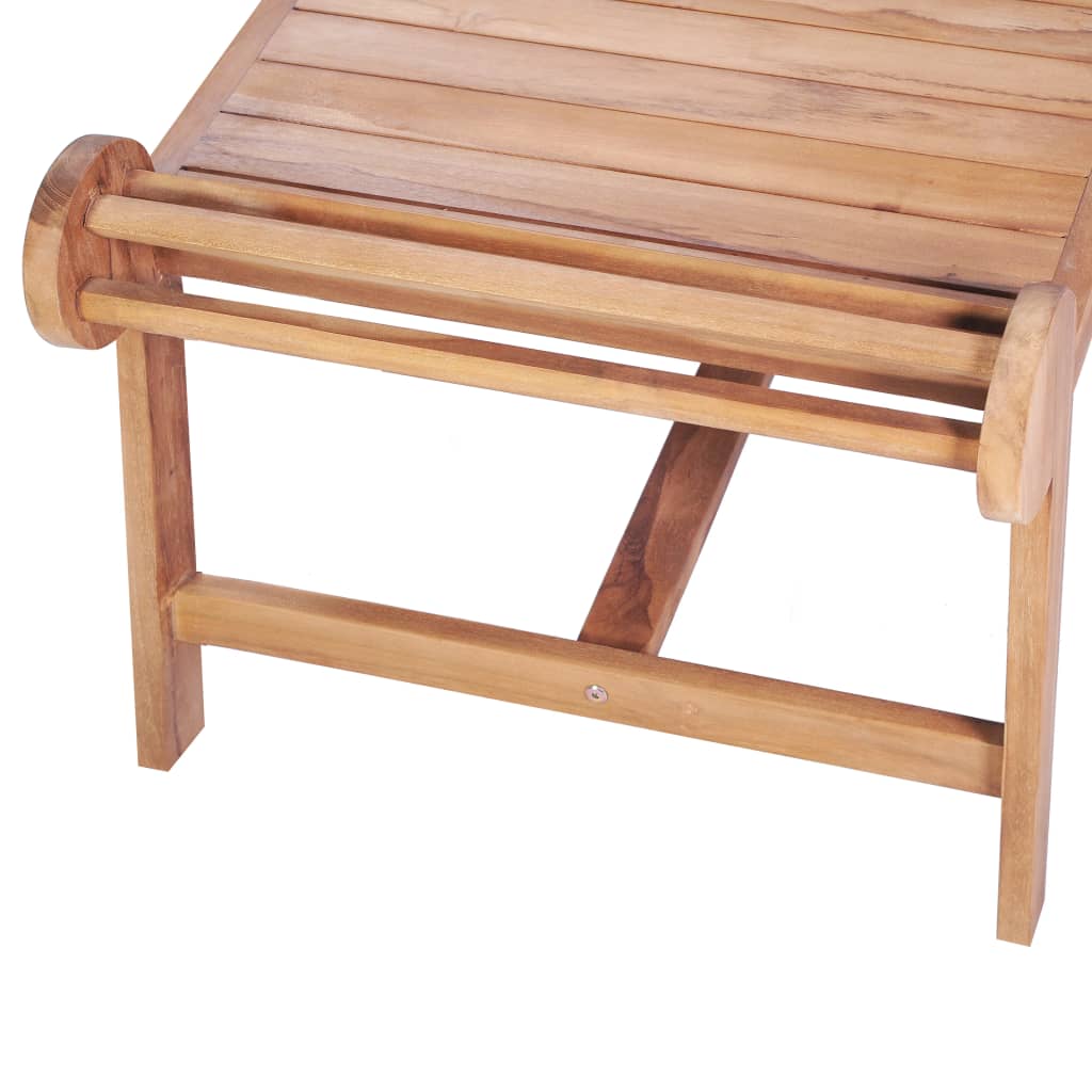 Tavolino da Salotto 100x50x45 cm in Massello di Teak