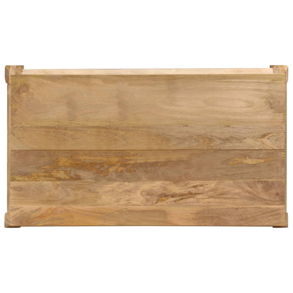 Tavolo da Pranzo in Legno Massello di Mango 135x75x76 cm