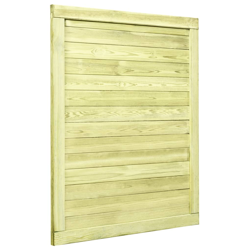 Cancello da Giardino in Legno di Pino Impregnato 125x100 cm