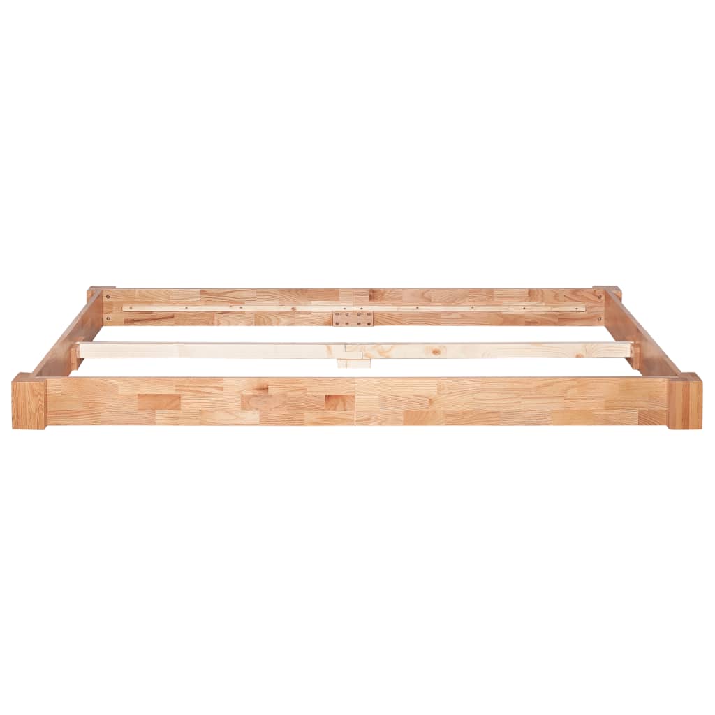 Giroletto senza Materasso in Legno Massello di Rovere 140x200cm