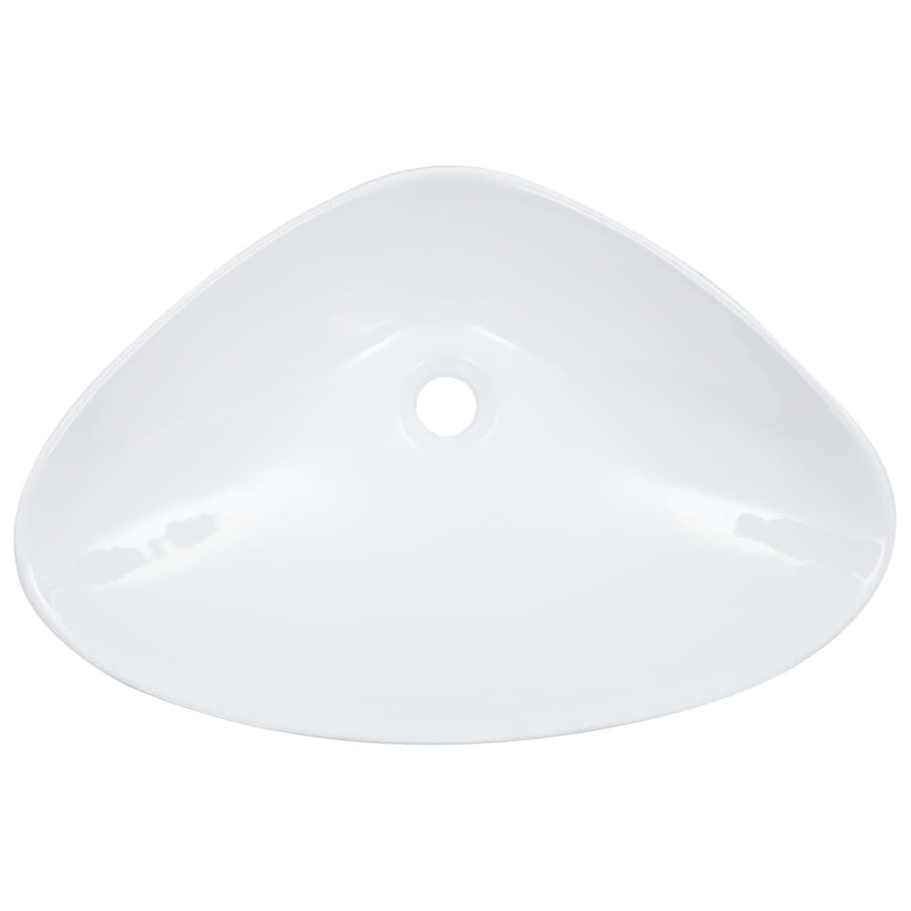 Lavandino 58,5x39x14 cm in Ceramica Bianco