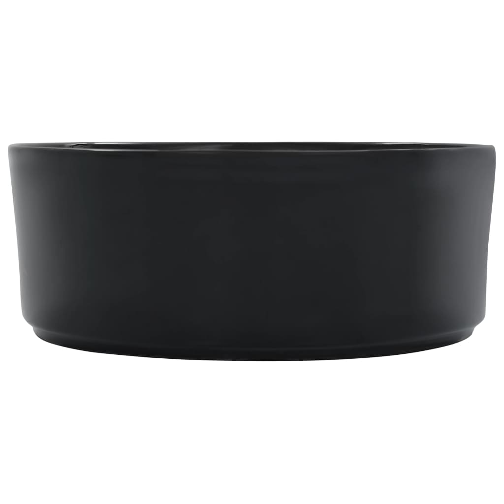 Lavandino 36x14 cm in Ceramica Nero