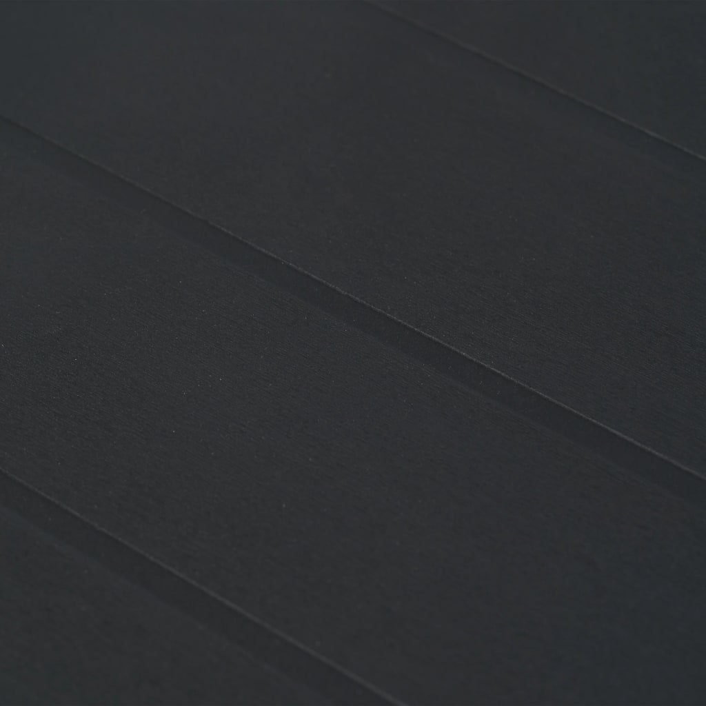Tavolo da Giardino Antracite 220x90x72 cm Plastica Stile Rattan