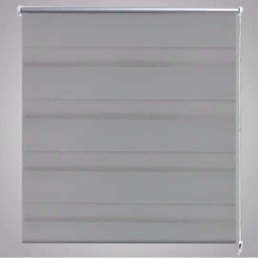 Tenda a rullo oscurante zebra 70x120 grigia