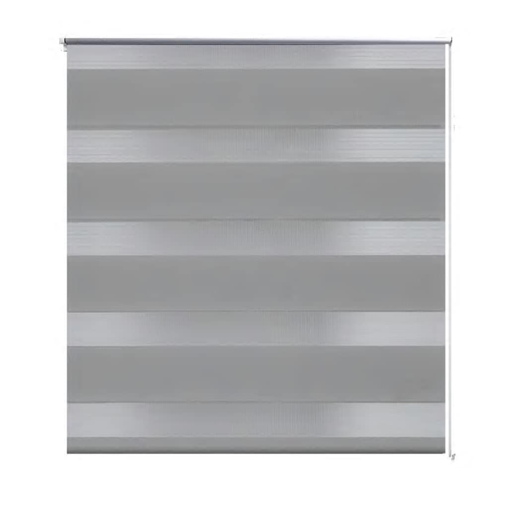 Tenda a rullo oscurante zebra 100x175 grigia