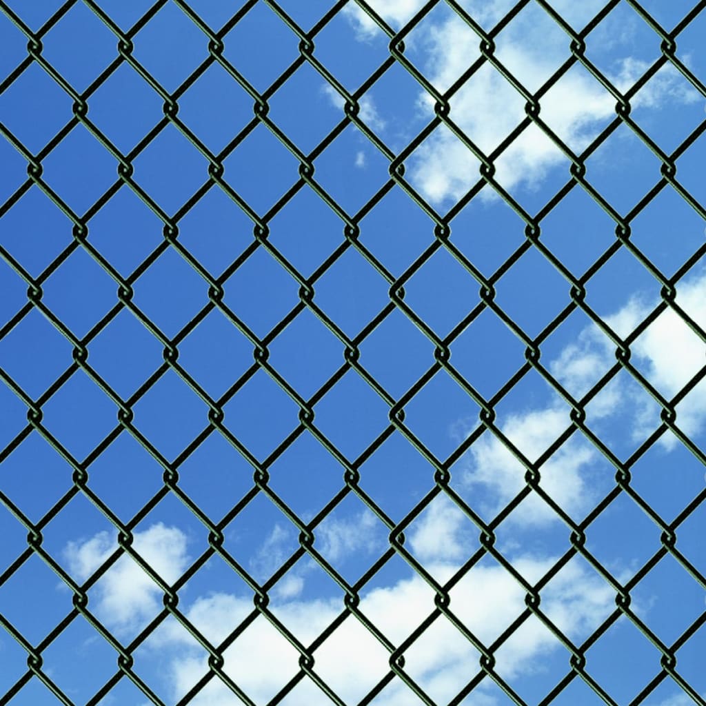 Recinzione a Rete in Acciaio 1,5x25 m Verde