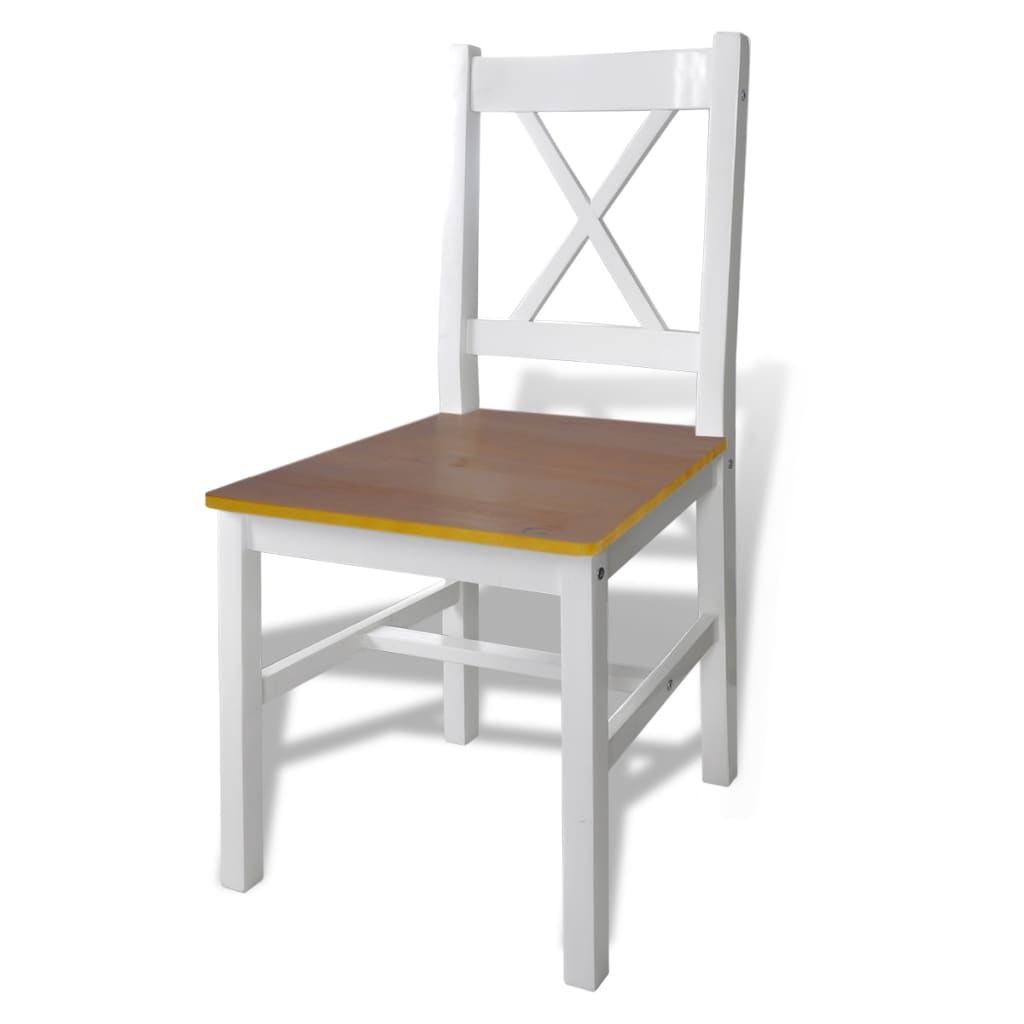 Set da Pranzo 5 pz Marrone e Bianco