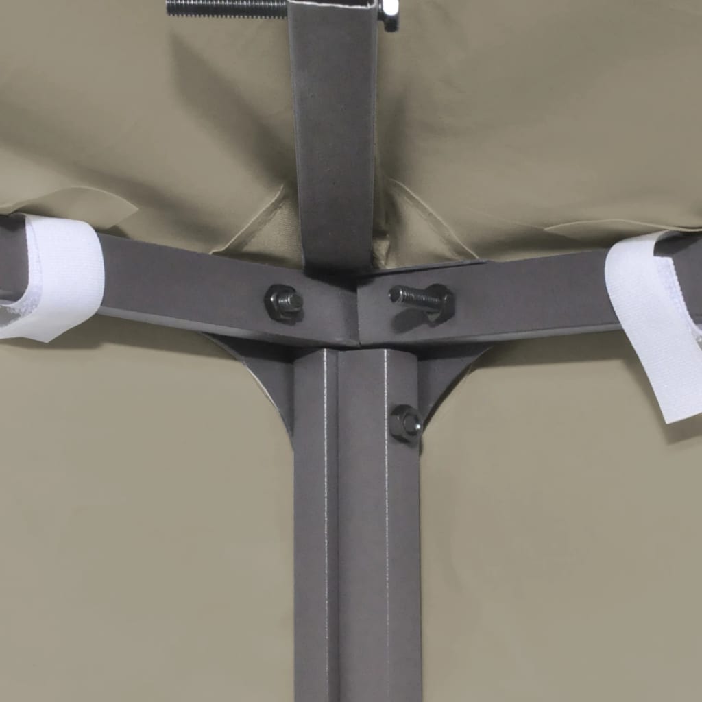 Telo di Ricambio per Gazebo 310g/m² Beige 3x3m