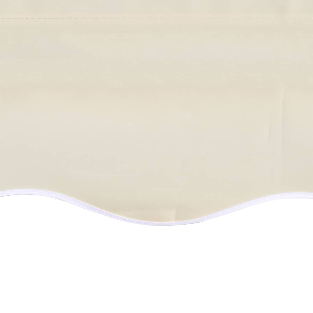 Tenda Parasole in Tela Crema 4x3m (Telaio non Incluso)