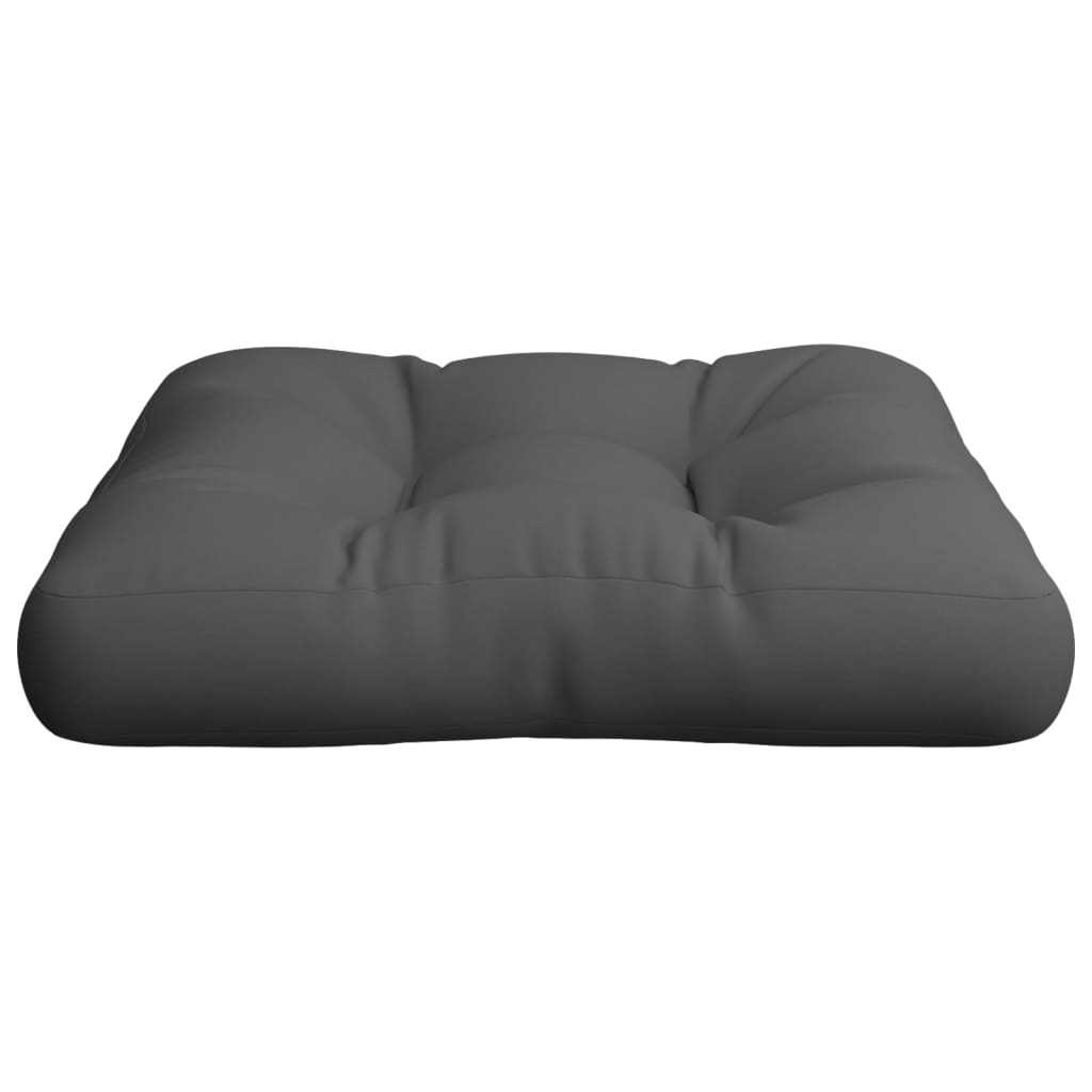 Cuscino per Pallet 50 x 50 x 12 cm Grigio in Tessuto