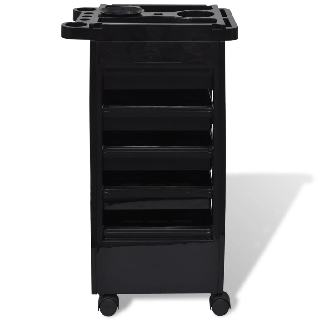 Trolley Portautensili Parrucchiere in Plastica con Ruote