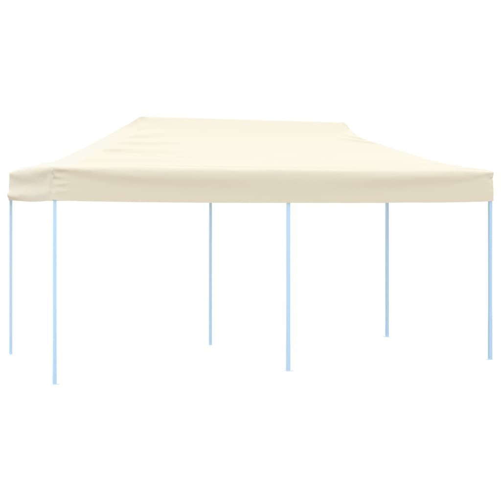 Tenda per Feste Pop-Up Pieghevole Crema 3 x 6 m