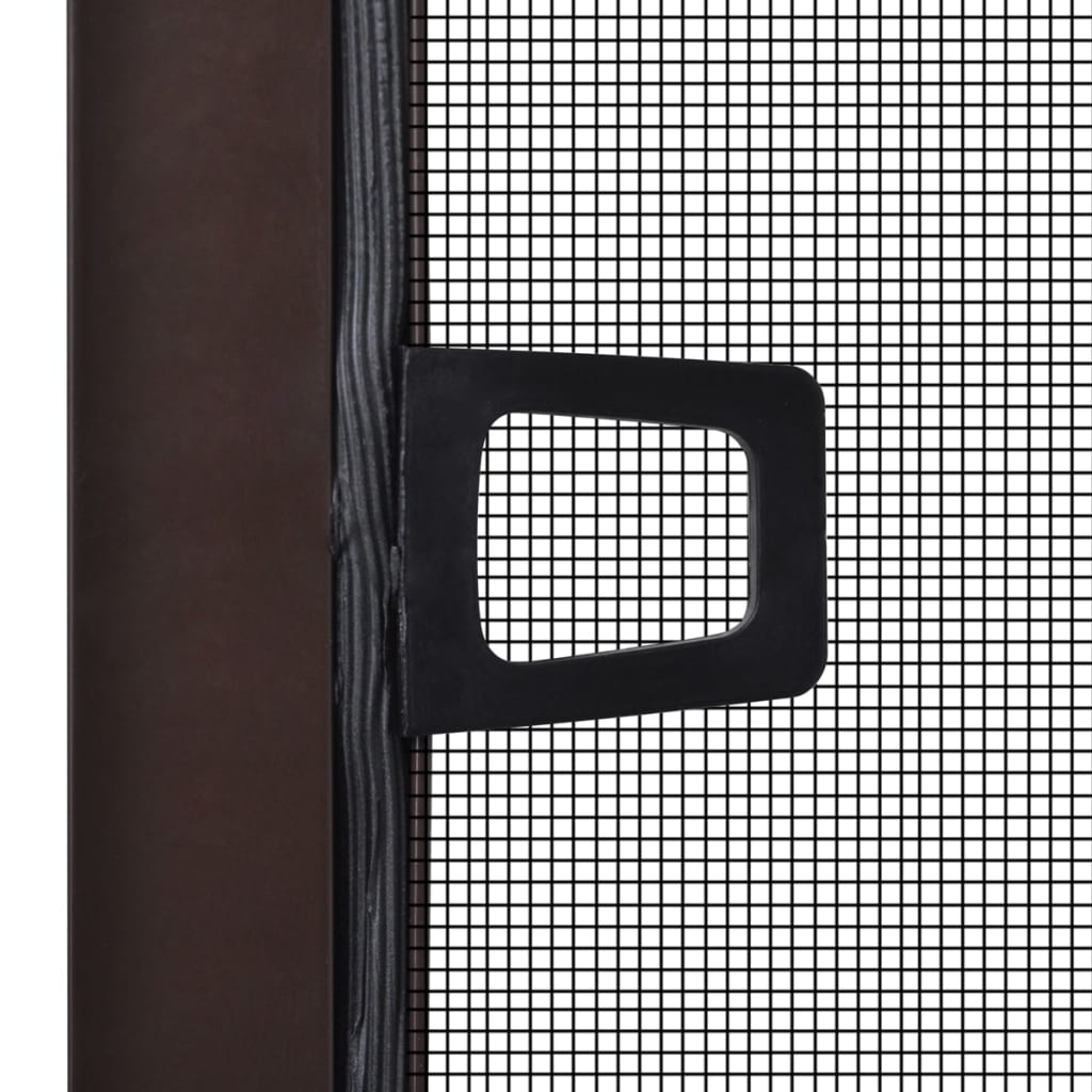 Zanzariera marrone per finestre 130 x 150 cm