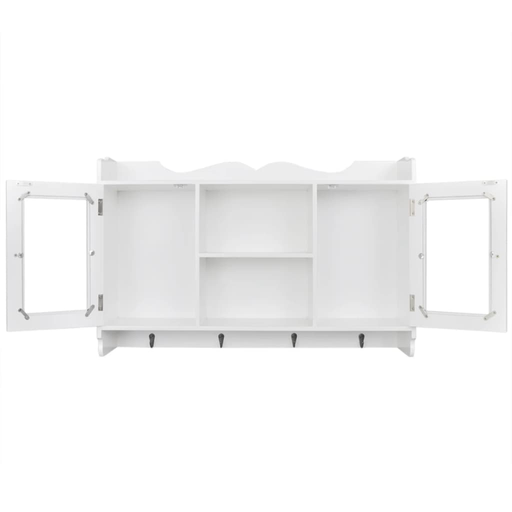 Mobile Pensile in MDF Porta DVD/Libri/Bicchieri