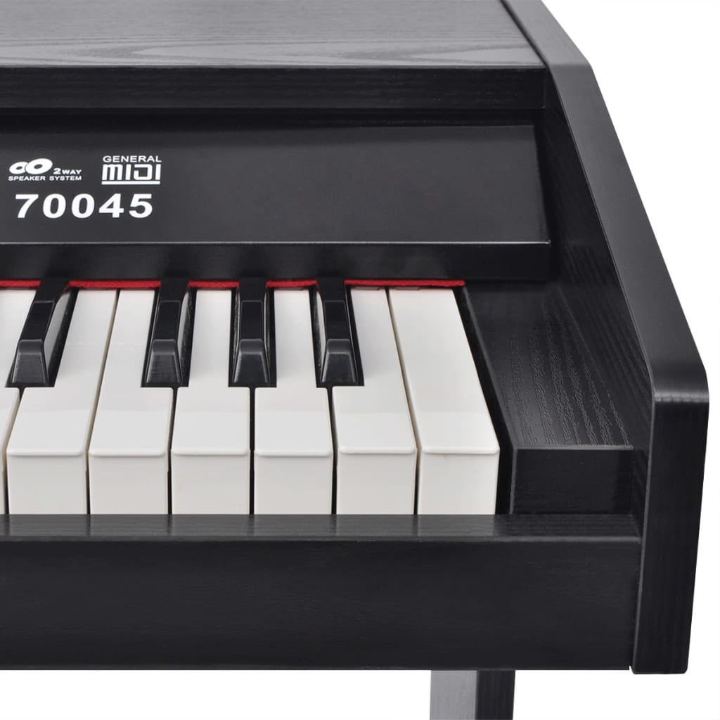 Pianoforte Digitale con 88 Tasti e Pedali in Melamina Nera