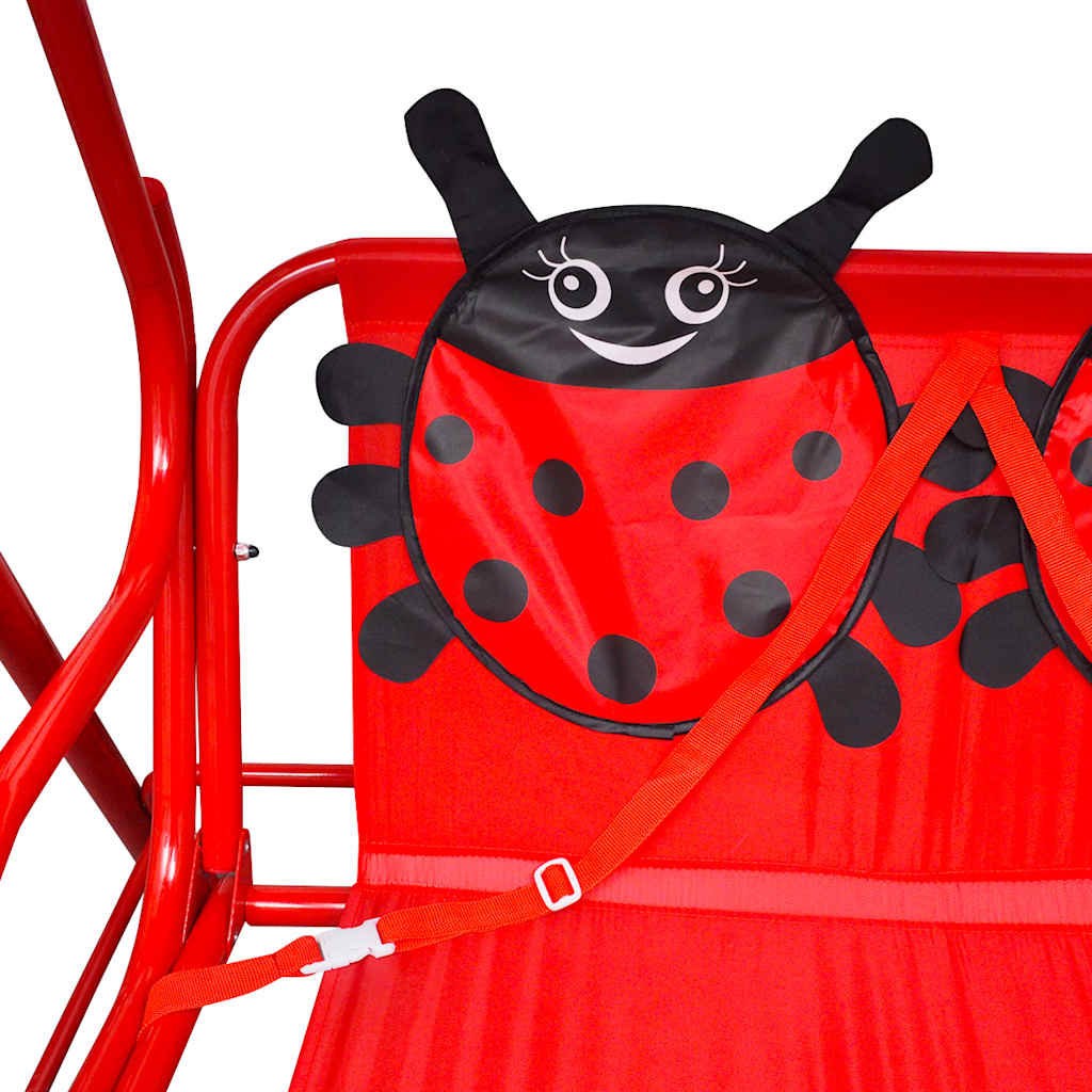 Altalena per bambini rossa