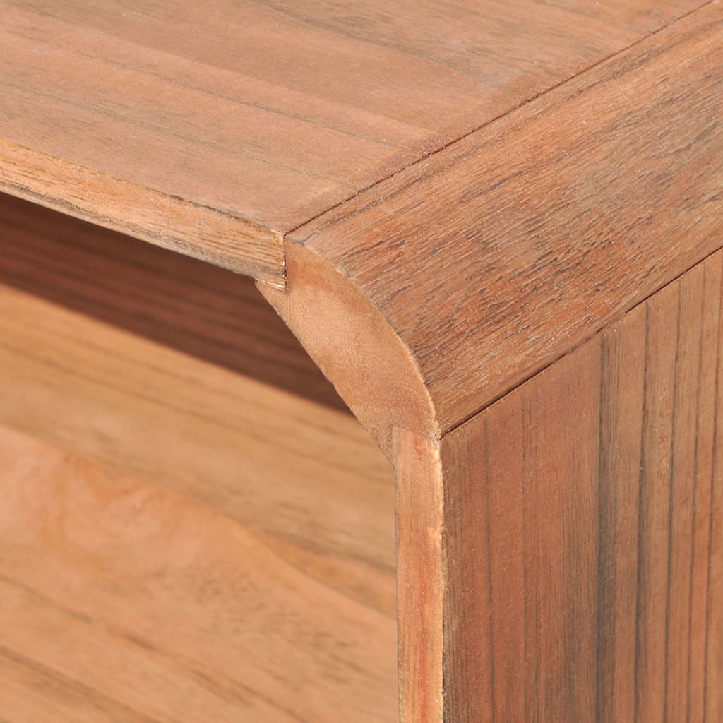 Tavolino da Salotto 90x55,5x38,5 cm Massello Paulownia Marrone