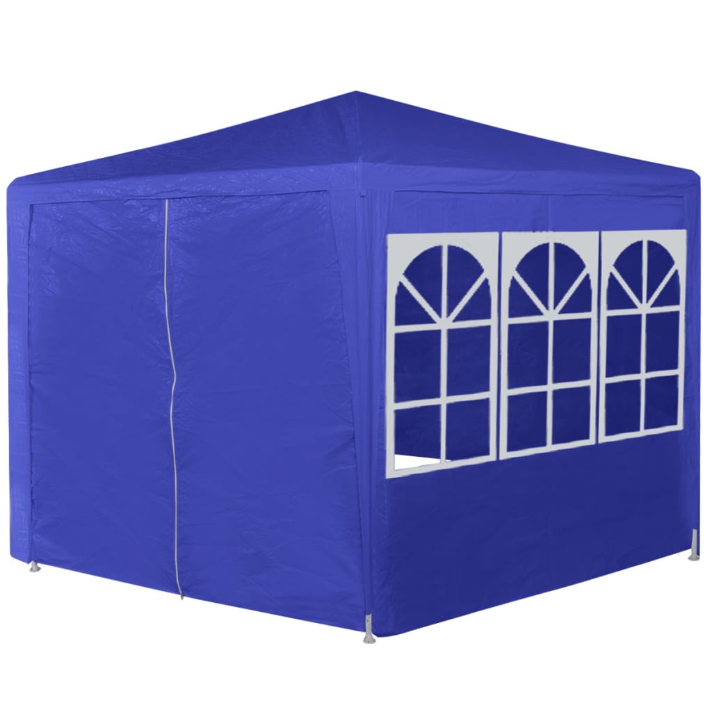 Tendone con 6 Pareti Laterali Blu 2x2 m