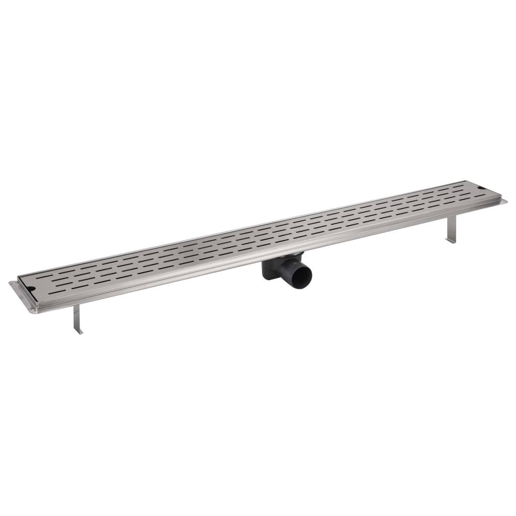 Canaletta di Drenaggio per Doccia Lineare 1030x140mm in Acciaio