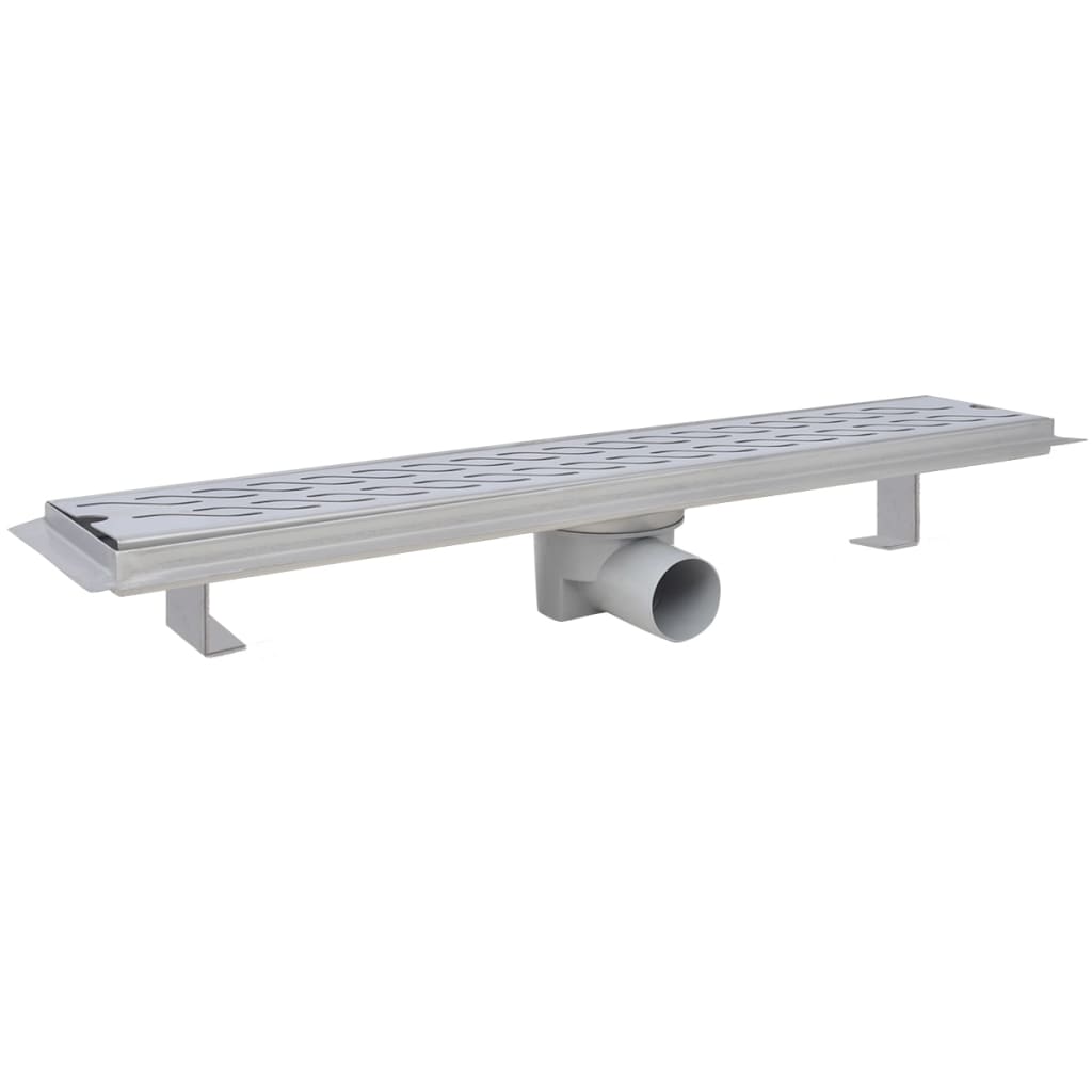 Canaletta di Drenaggio Lineare Doccia 630x140 mm Acciaio Inox