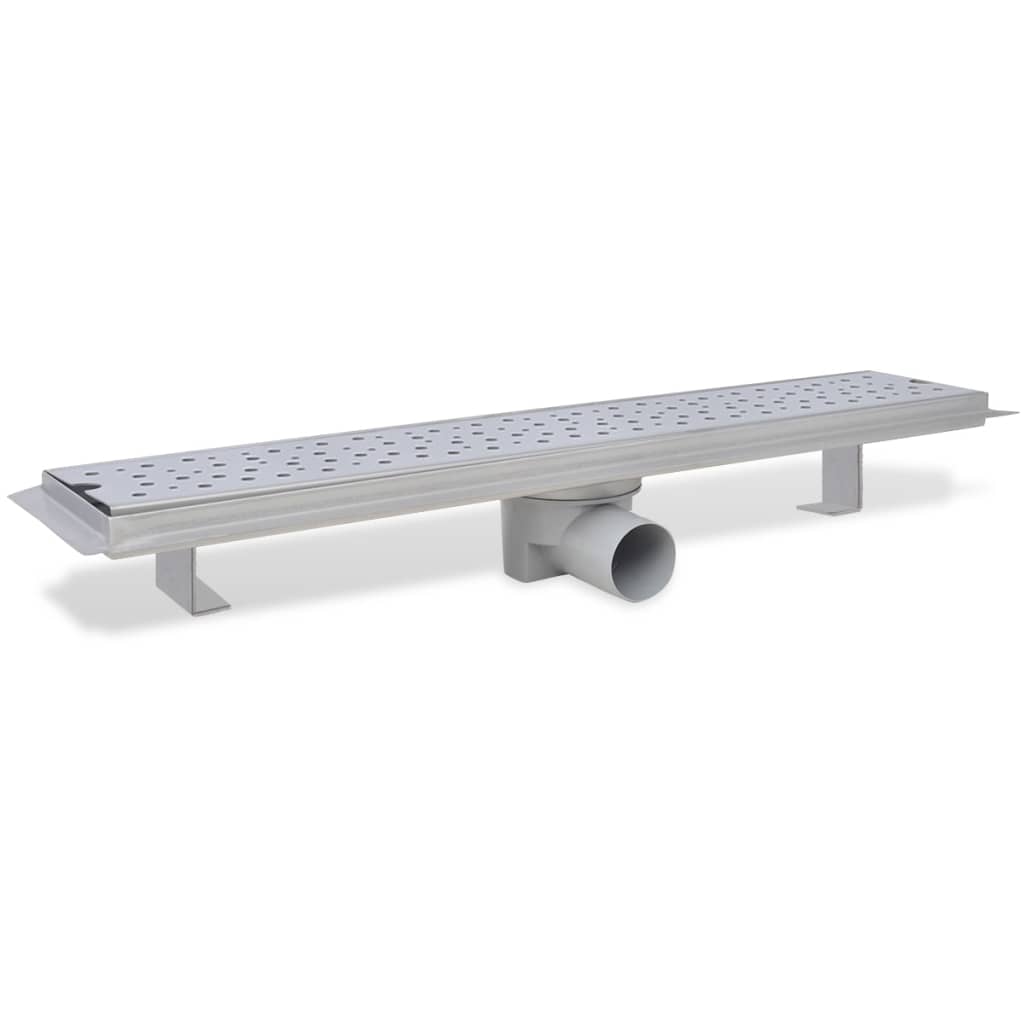 Canaletta di Drenaggio per Doccia a Bolle 630x140 mm in Acciaio