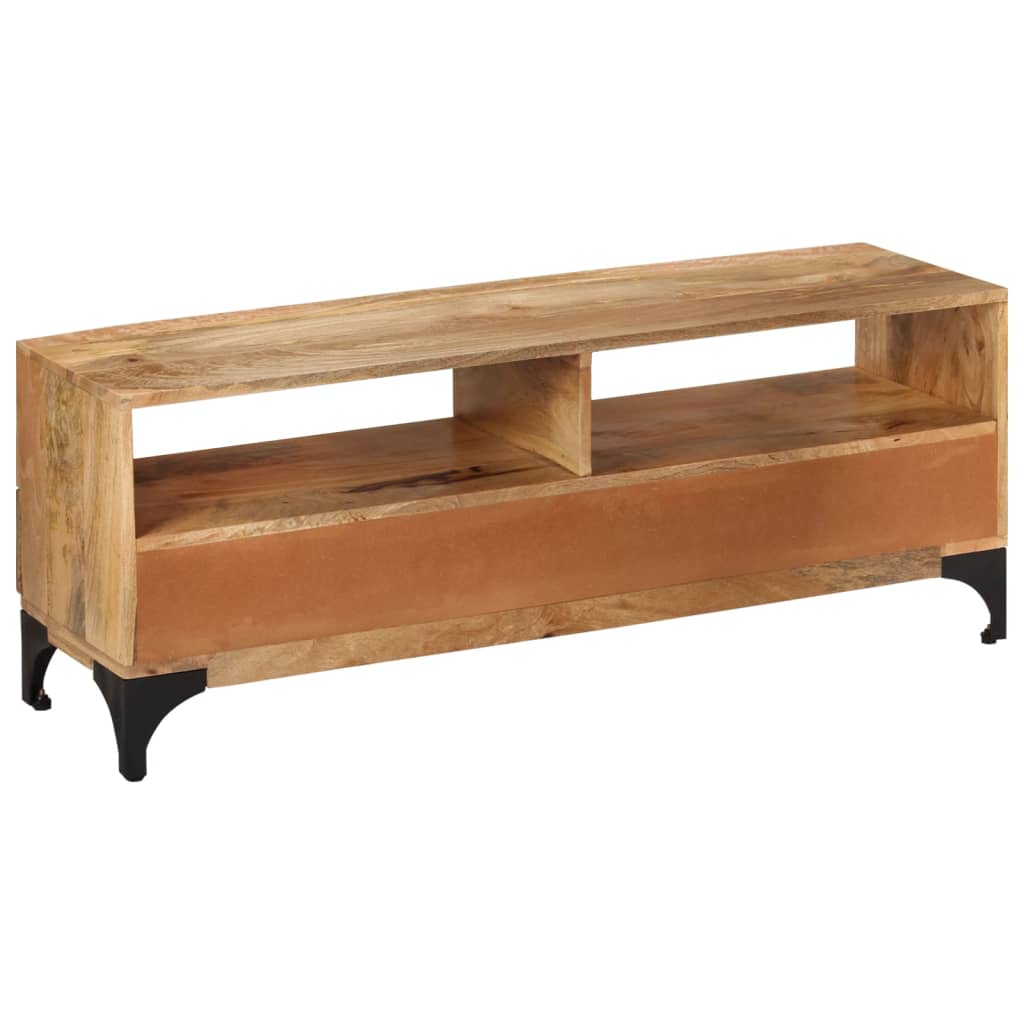 Supporto TV in Legno di Mango 120x35x45 cm