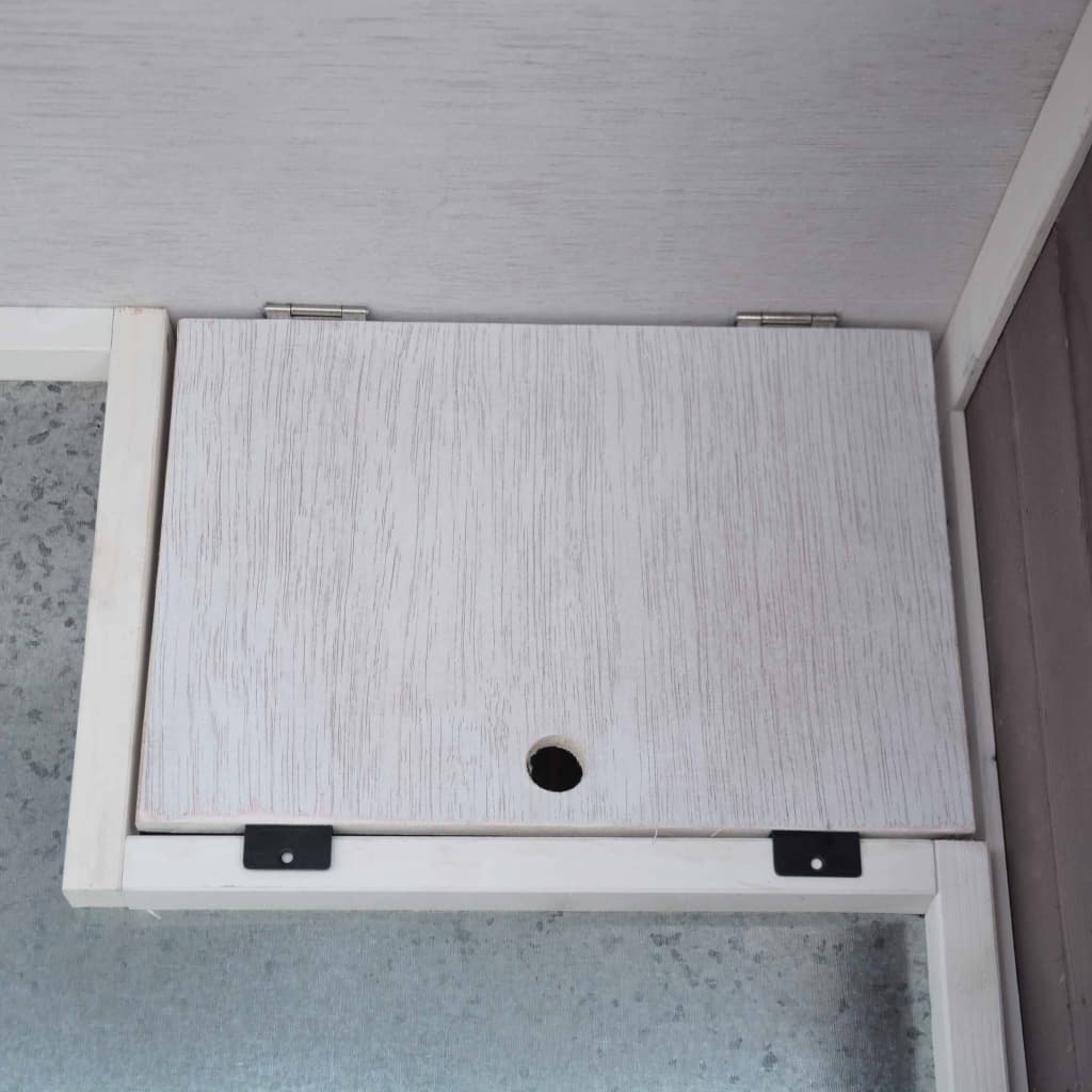 @Pet Conigliera Bigfoot in Legno 137x50x85 cm Bianca 26024