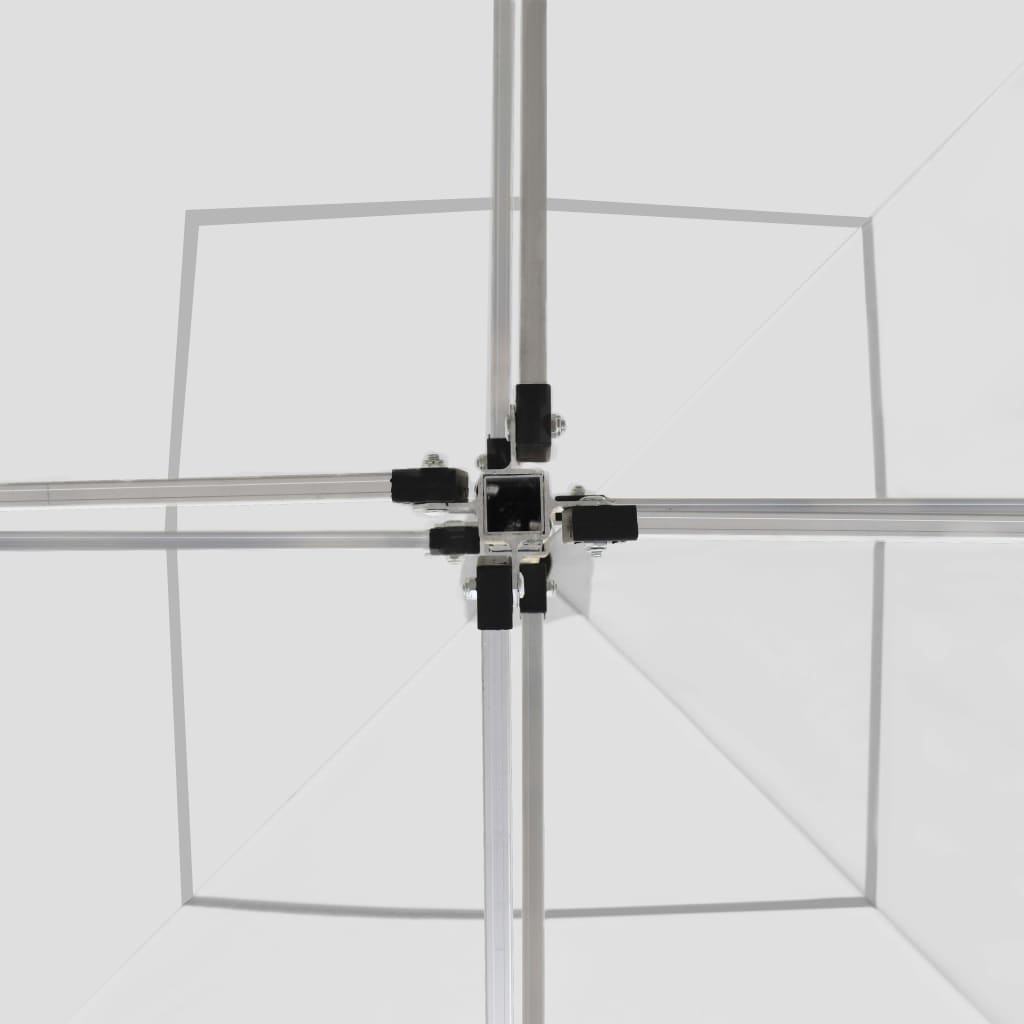 Gazebo Professionale Pieghevole in Alluminio 3x3m Bianco