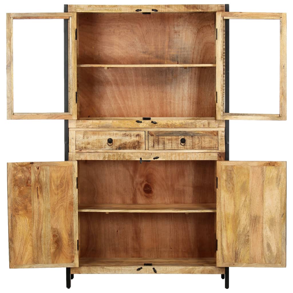 Credenza 100x40x175 cm in Legno Massello di Mango