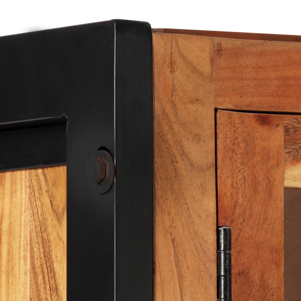 Credenza 100x40x175 cm in Legno Massello d'Acacia