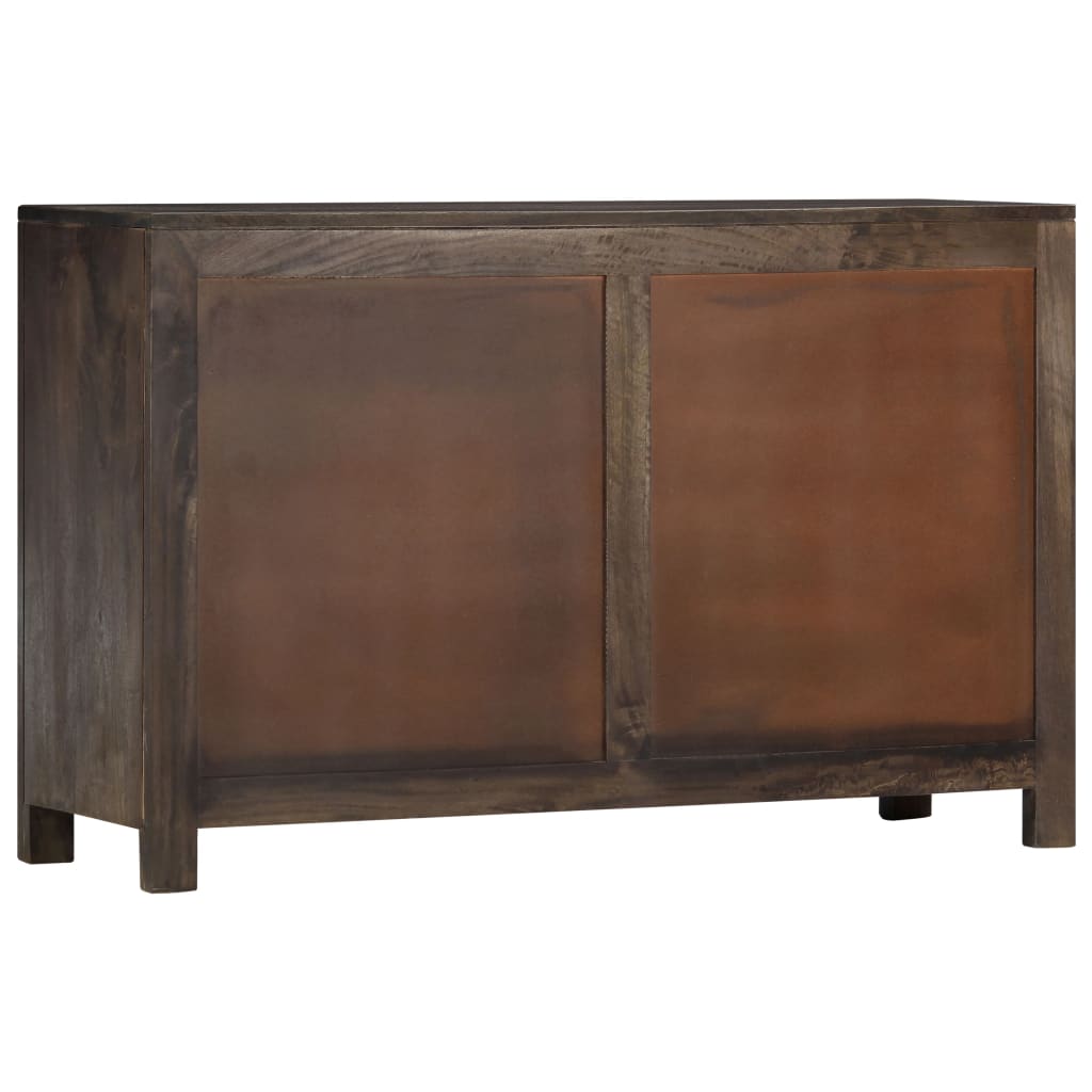 Credenza con Design Intagliato 110x35x70 cm in Legno di Mango