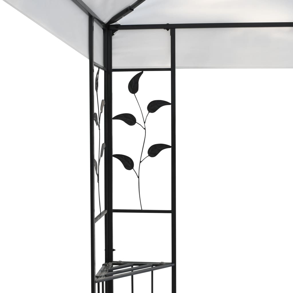 Gazebo 3x6 m Bianco