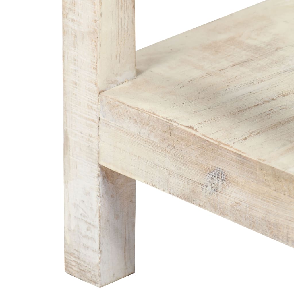 Tavolo Consolle 120x35x75 cm in Legno Massello di Mango